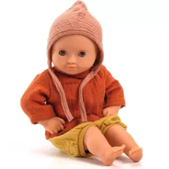 Djeco Poppenkledingset Pomea - Mandarine - 32 Cm -Djeco Speelgoed djeco poppenkledingset pomea mandarine 32 cm 2