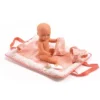 Djeco Poppenverschoonset Pomea - Roze - 5-delig -Djeco Speelgoed djeco poppenverschoonset pomea 5 delig