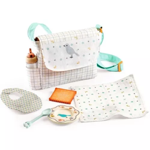 djeco poppenvoedingsset pomea - 7-delig Djeco Poppenvoedingsset Pomea - 7-delig -Djeco Speelgoed djeco poppenvoedingsset pomea