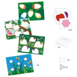 Djeco Schilderen Met Knikkers - Natuur -Djeco Speelgoed djeco schilderen met knikkers natuur1