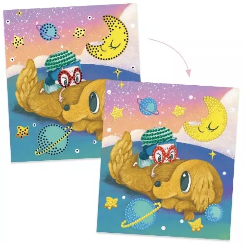 djeco schilderijen mini-diamanten dierenvrienden Djeco Schilderijen Mini-diamanten Dierenvrienden -Djeco Speelgoed djeco schilderijen mini diamanten2