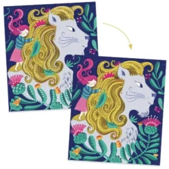 Djeco Schilderijen Mini-diamanten Fabeldieren 4 Djeco Schilderijen Mini-diamanten Fabeldieren -Djeco Speelgoed djeco schilderijen mini diamanten fabeldieren2