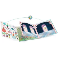 Djeco Stickerboek Kasteelleven -Djeco Speelgoed djeco stickerboek kasteelleven 1