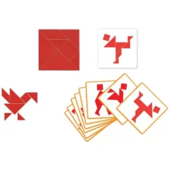 Djeco Tangram Puzzel 3 Djeco Tangram Puzzel -Djeco Speelgoed djeco tangram puzzel 2