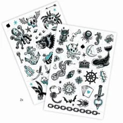 Djeco Tattoos - Zeerovers -Djeco Speelgoed djeco tattoos zeerovers1