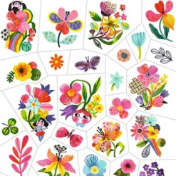 Djeco Tattoos Aquarel Bloemen -Djeco Speelgoed djeco tattoos aquarel bloemen