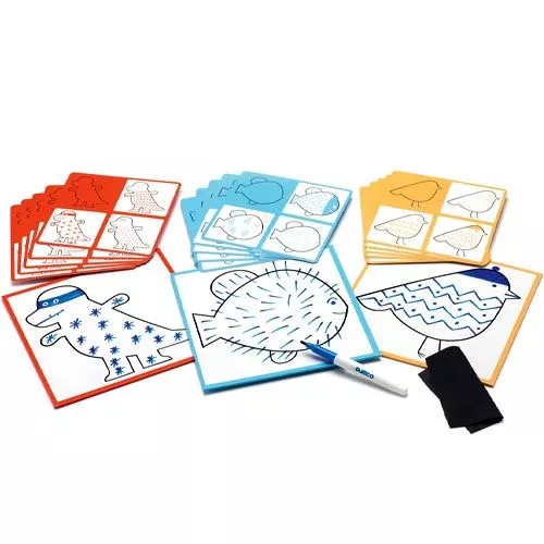 djeco tekenkaarten step by step - dieren - graff' and co Djeco Tekenkaarten Step By Step - Dieren - Graff' And Co -Djeco Speelgoed djeco tekenkaarten dieren 2