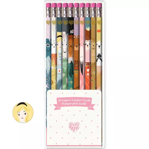 djeco tekenpotloden lucille - 10st Djeco Tekenpotloden Lucille - 10st -Djeco Speelgoed djeco tekenpotloden lucille 10st 2