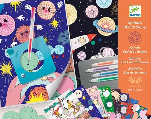 djeco tekenset magnetische spiralen Djeco Tekenset Magnetische Spiralen -Djeco Speelgoed djeco tekenset magnetische spiralen 2