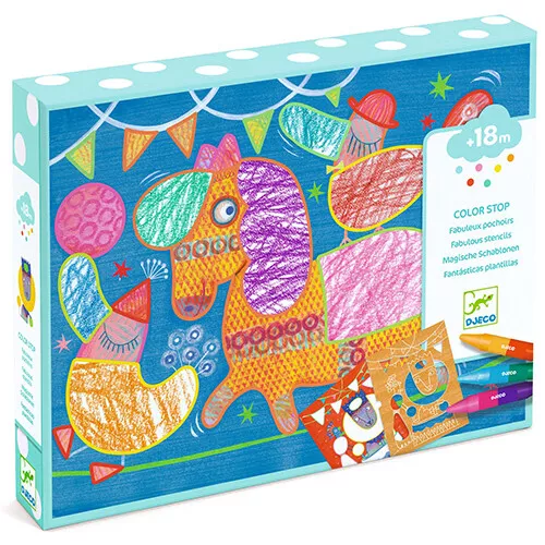 djeco tekenset sjablonen - koorddanser Djeco Tekenset Sjablonen - Koorddanser -Djeco Speelgoed djeco tekenset sjablonen tightrope walker and balls 1