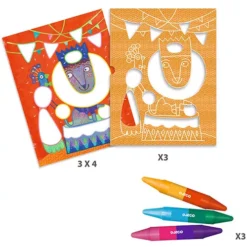 Djeco Tekenset Sjablonen - Koorddanser 4 Djeco Tekenset Sjablonen - Koorddanser -Djeco Speelgoed djeco tekenset sjablonen tightrope walker and balls 2