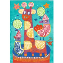 Djeco Tekenset Sjablonen - Koorddanser 6 Djeco Tekenset Sjablonen - Koorddanser -Djeco Speelgoed djeco tekenset sjablonen tightrope walker and balls 3