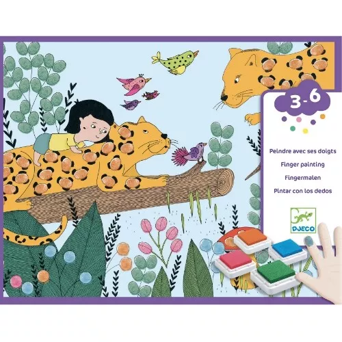 djeco stempelen met je vingers Djeco Stempelen Met Je Vingers -Djeco Speelgoed djeco vingerstempelen