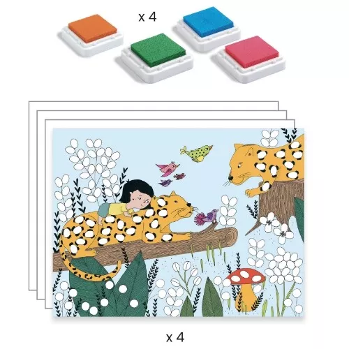 djeco stempelen met je vingers Djeco Stempelen Met Je Vingers -Djeco Speelgoed djeco vingerstempelen2