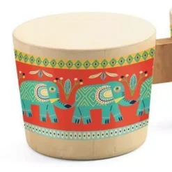 Djeco Dubbele Trommel Animambo 3 Djeco Dubbele Trommel Animambo -Djeco Speelgoed dubbele trommel