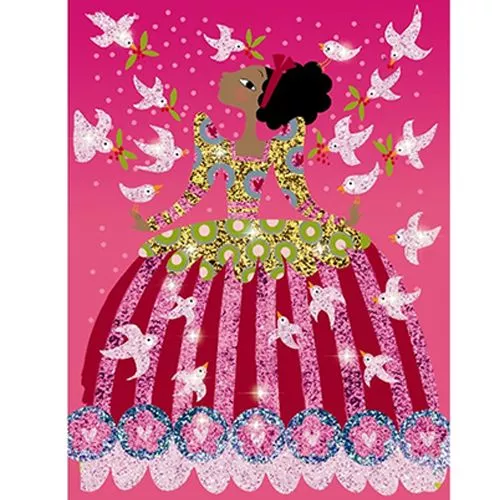 djeco glitterschilderijen feestjurken Djeco Glitterschilderijen Feestjurken -Djeco Speelgoed glitterschilderijen jurken4