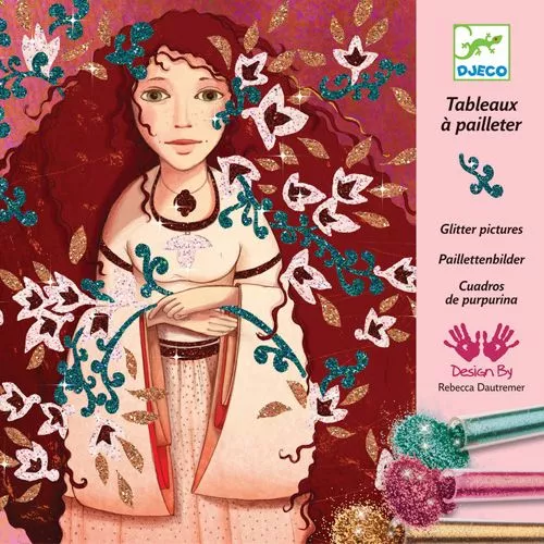 djeco glitterschilderijen goud en zijde Djeco Glitterschilderijen Goud En Zijde -Djeco Speelgoed glitterschilderijen