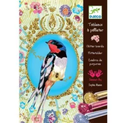 Djeco Glitterschilderijen Vogels