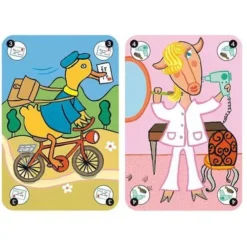 Djeco Kwartet Happy Family -Djeco Speelgoed happy family 2