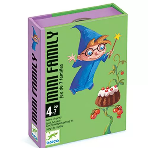 djeco kwartet mini family Djeco Kwartet Mini Family -Djeco Speelgoed kwartet mini family