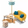Djeco Poppenhuis Salon Orange -Djeco Speelgoed meubel