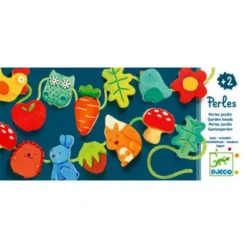 Djeco Houten Rijgkralen Natuur 4 Djeco Houten Rijgkralen Natuur -Djeco Speelgoed rijgkralen natuur 2